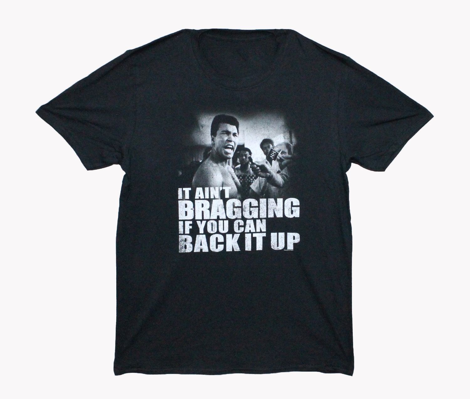 Muhammad Ali Distressed Back It Up - Black