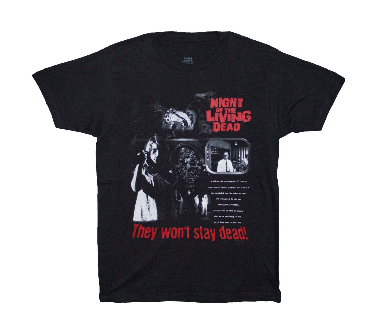 Night of the Living Dead - Won't Stay Dead - BLK