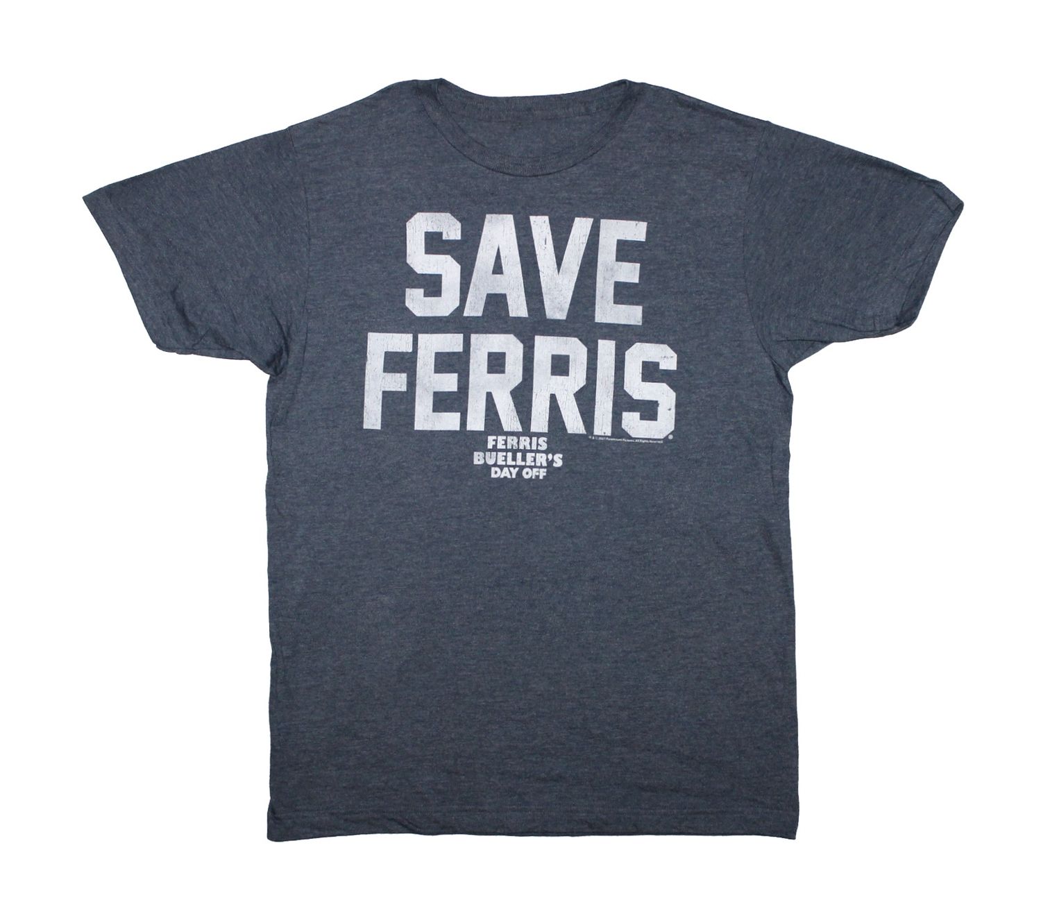 Ferris Bueller Save Ferris - Navy Heather
