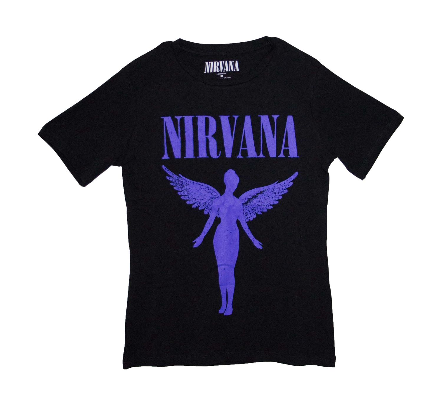 Nirvana - In Utero Angel Blue Women's Tee - BLK
