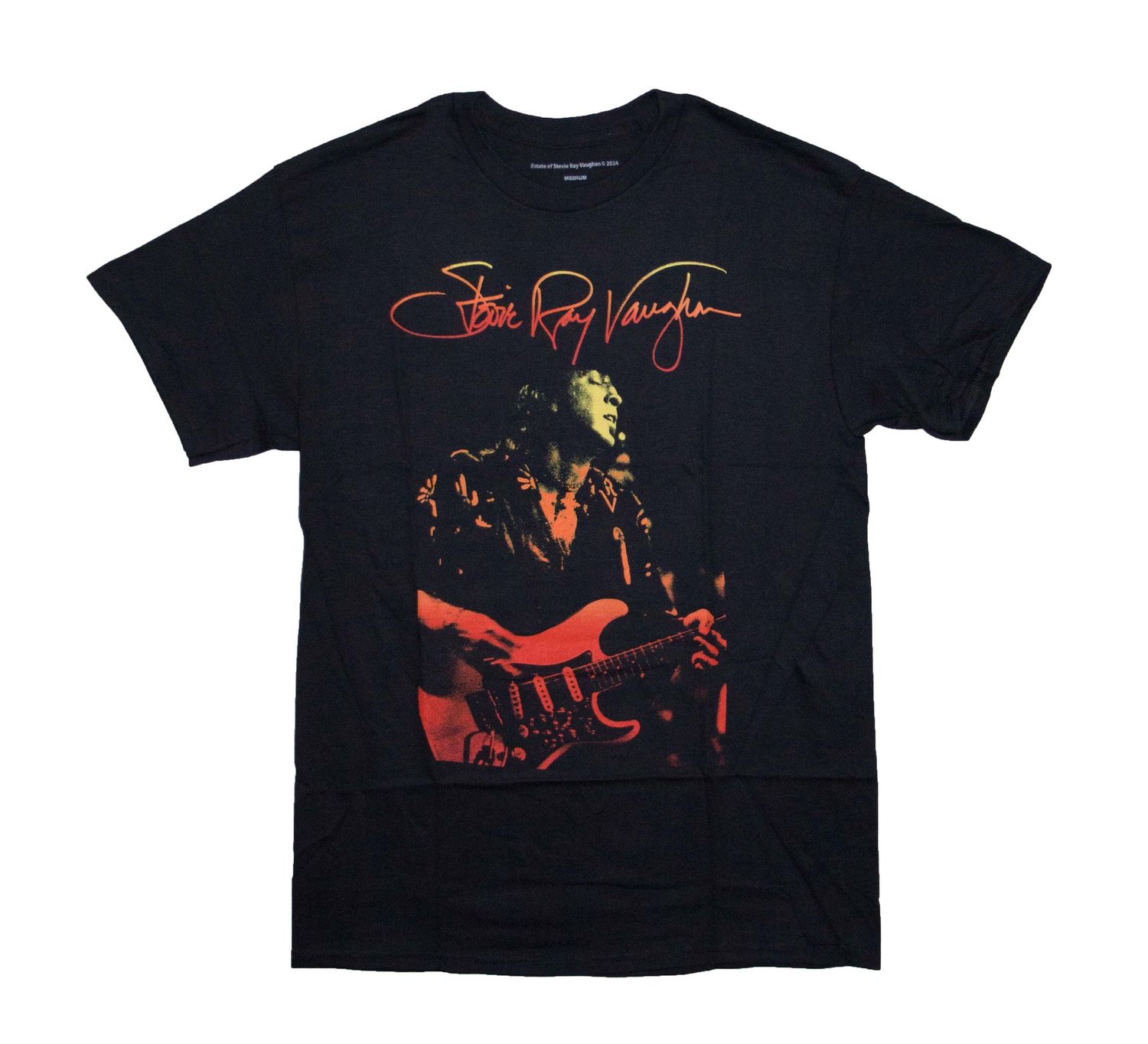 Stevie Ray Vaughn - Gradient Photo - BLK
