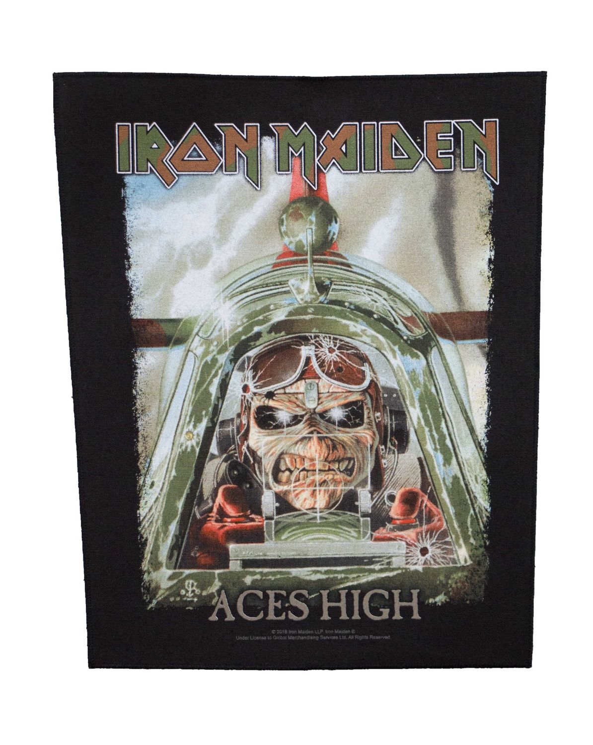 Iron Maiden Aces High Backpatch