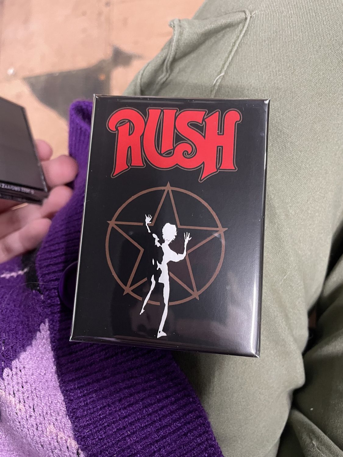Rush Starman Magnet - Black