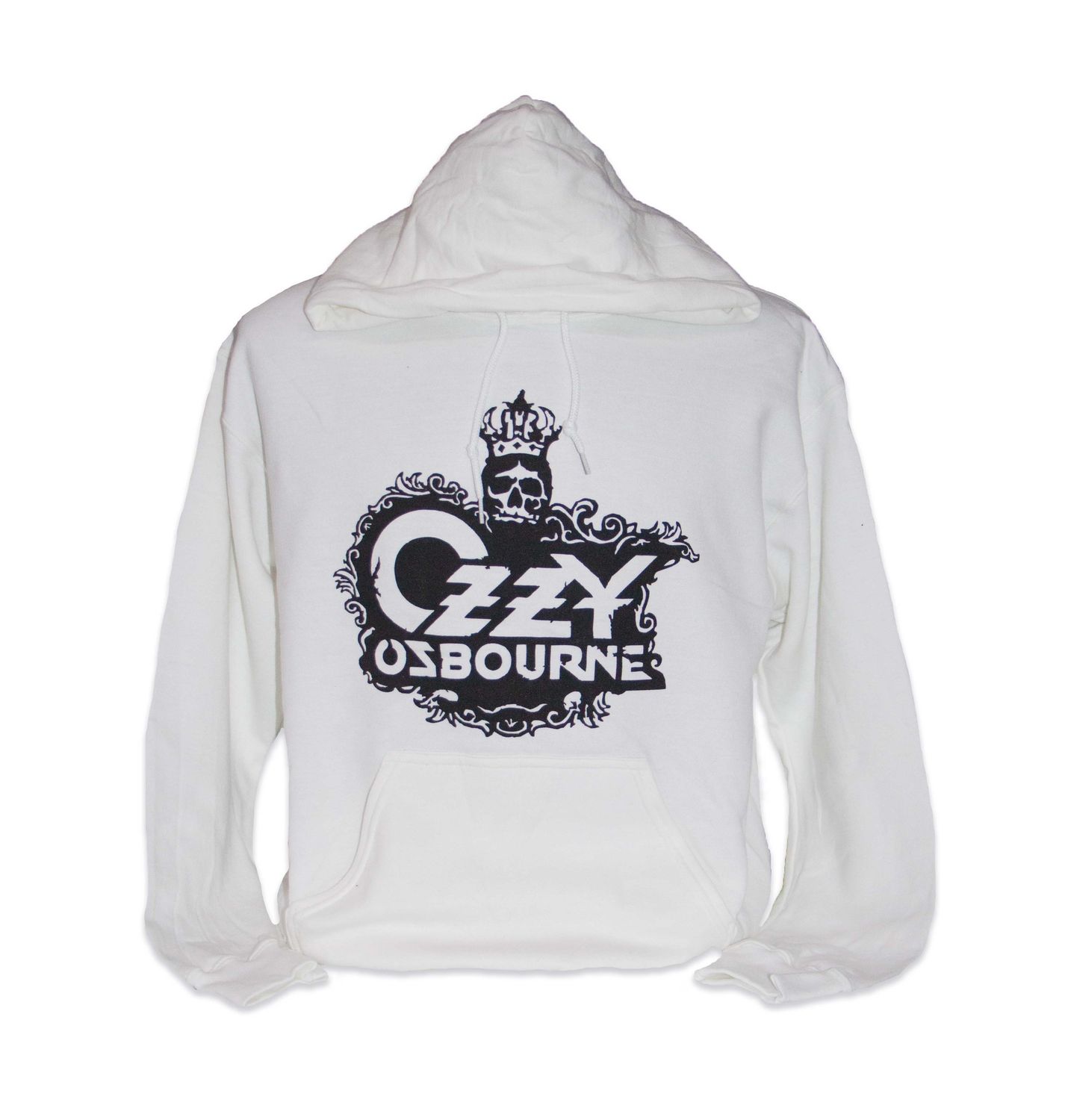 Ozzy Osbourne - Crown Logo Pullover Hoodie - WHT