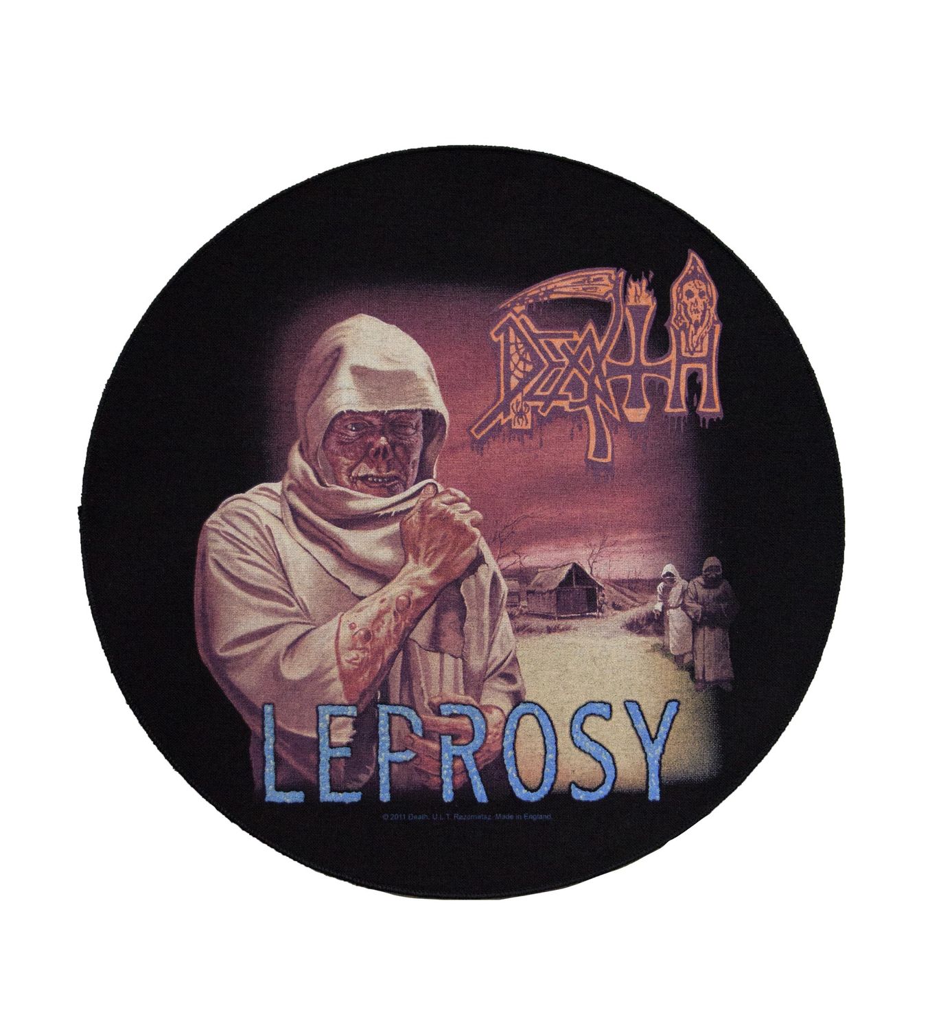Death Leprosy Circular Sew-On Backpatch