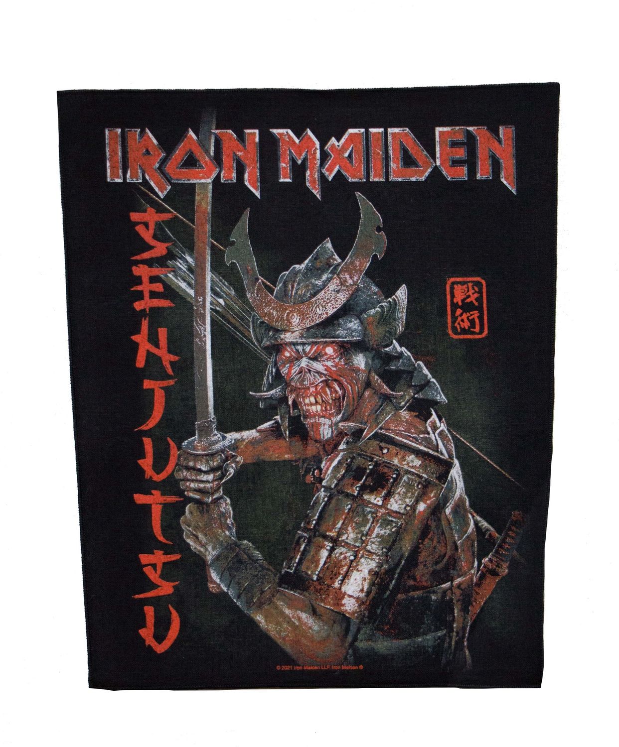Iron Maiden Senjutsu Samurai Eddie Backpatch