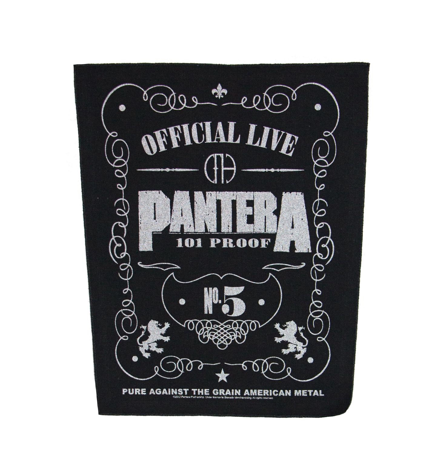 Pantera 101 Proof Sew-On Backpatch