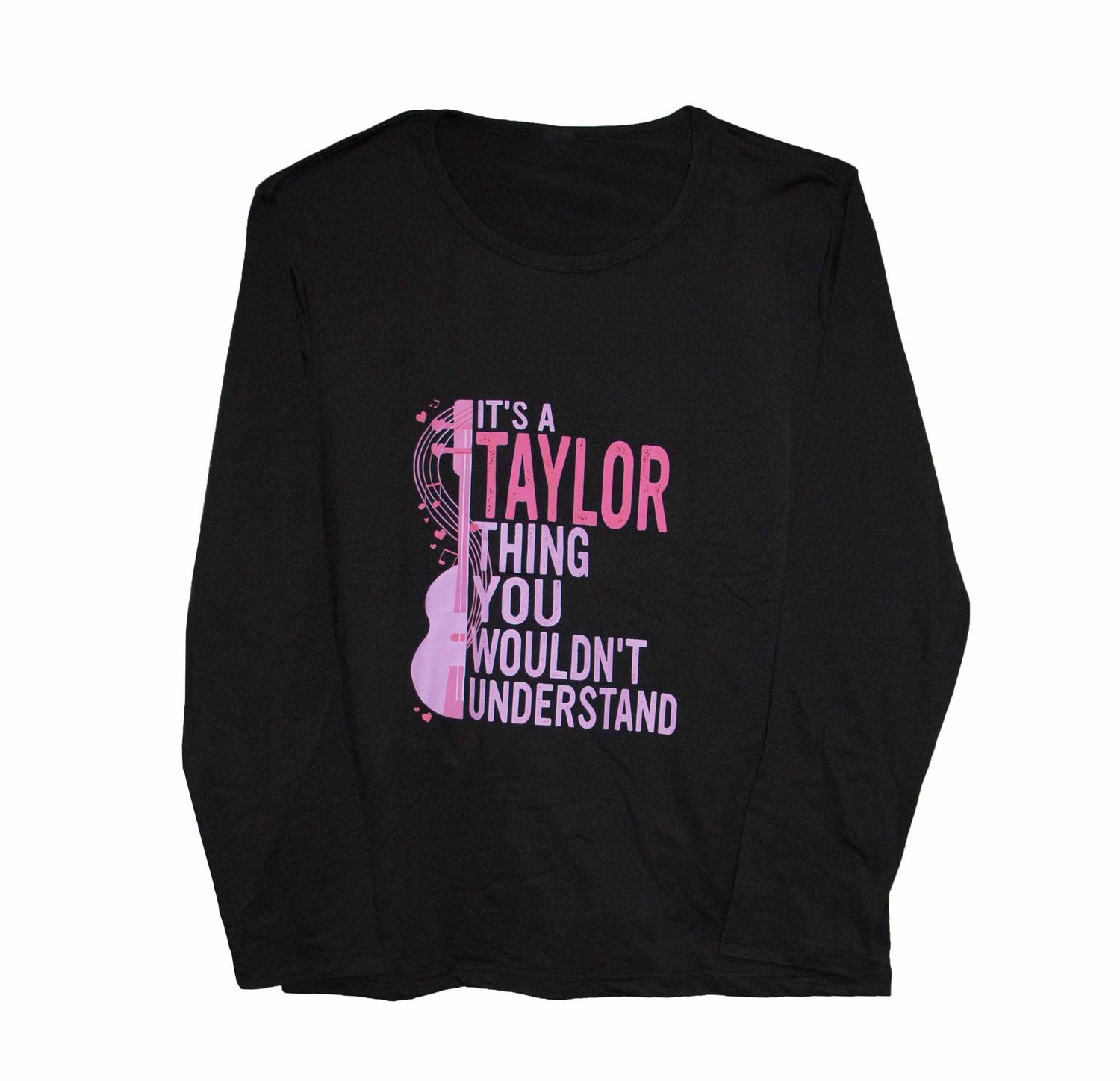 Swiftie - "You Wouldn't Understand" Women's Longsleeve - BLK