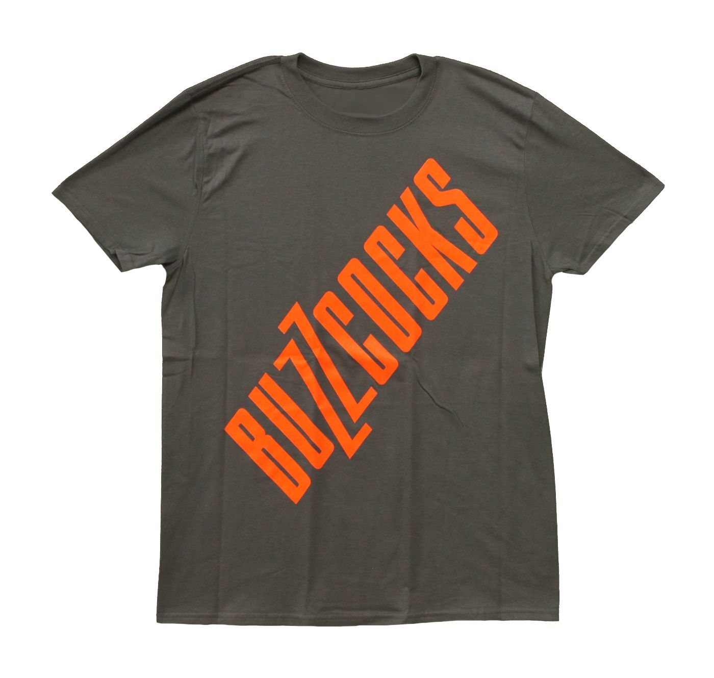 Buzzcocks Orange Logo - Charcoal
