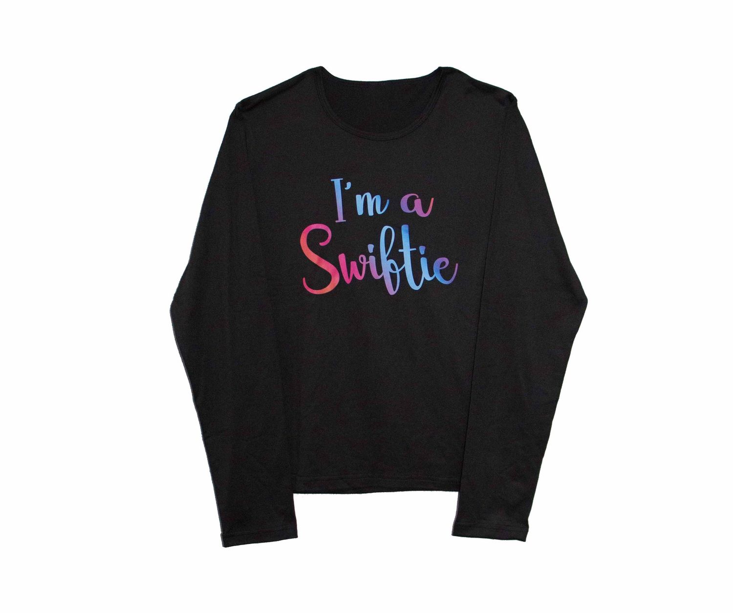 Swiftie - "I'm a Swiftie" Women's Longsleeve Tee - BLK