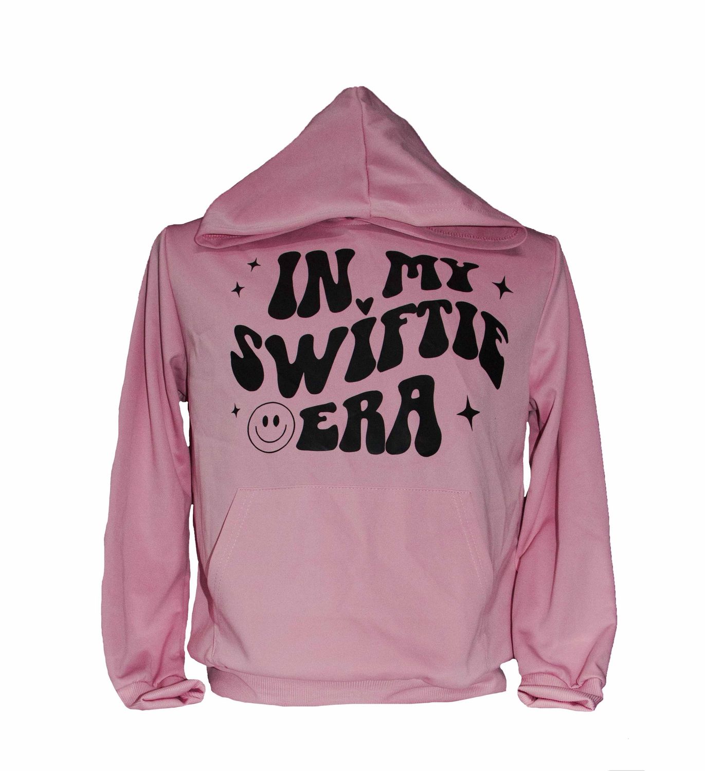 Swiftie - "In My Swiftie Era" Hoodie / Pullover - BLACK on PINK