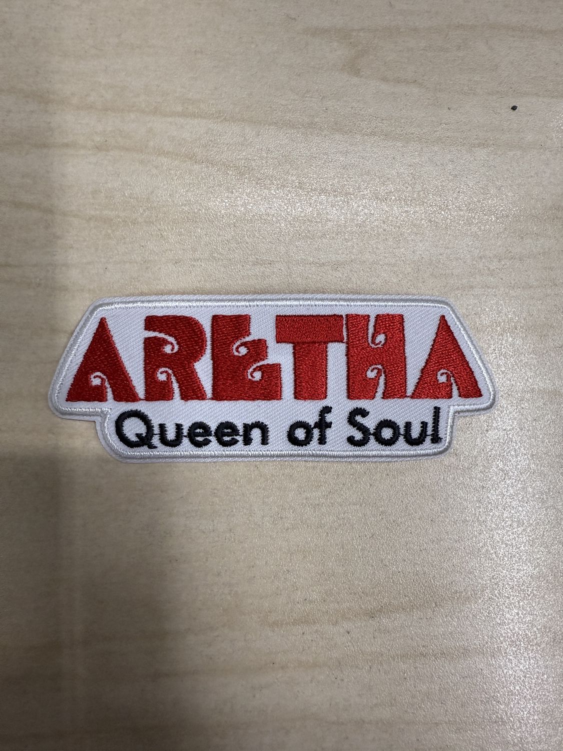 Aretha Franklin - Queen of Soul Iron-On Patch