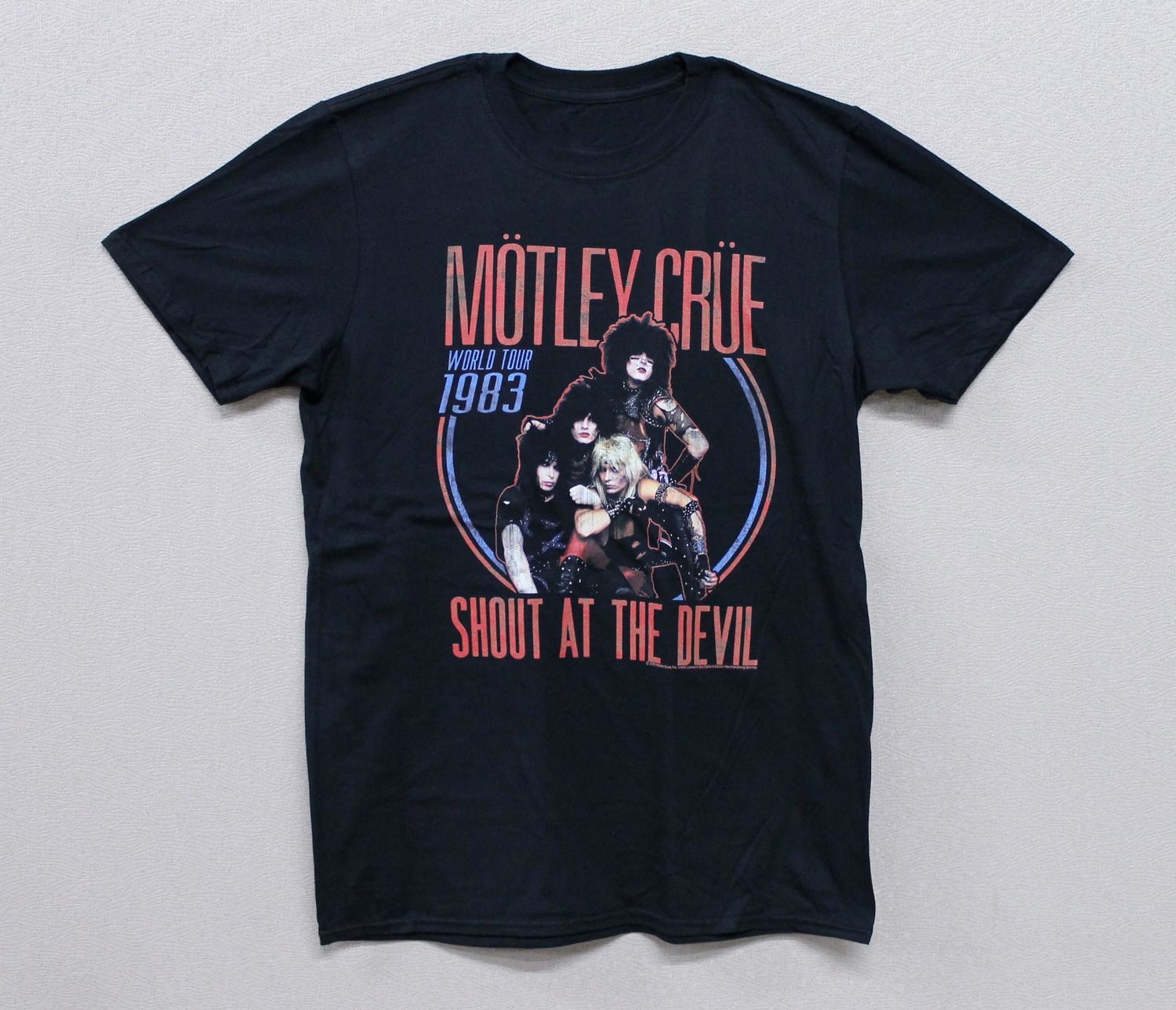 Motley Crue Shout at the Devil 1983 Tour - Black