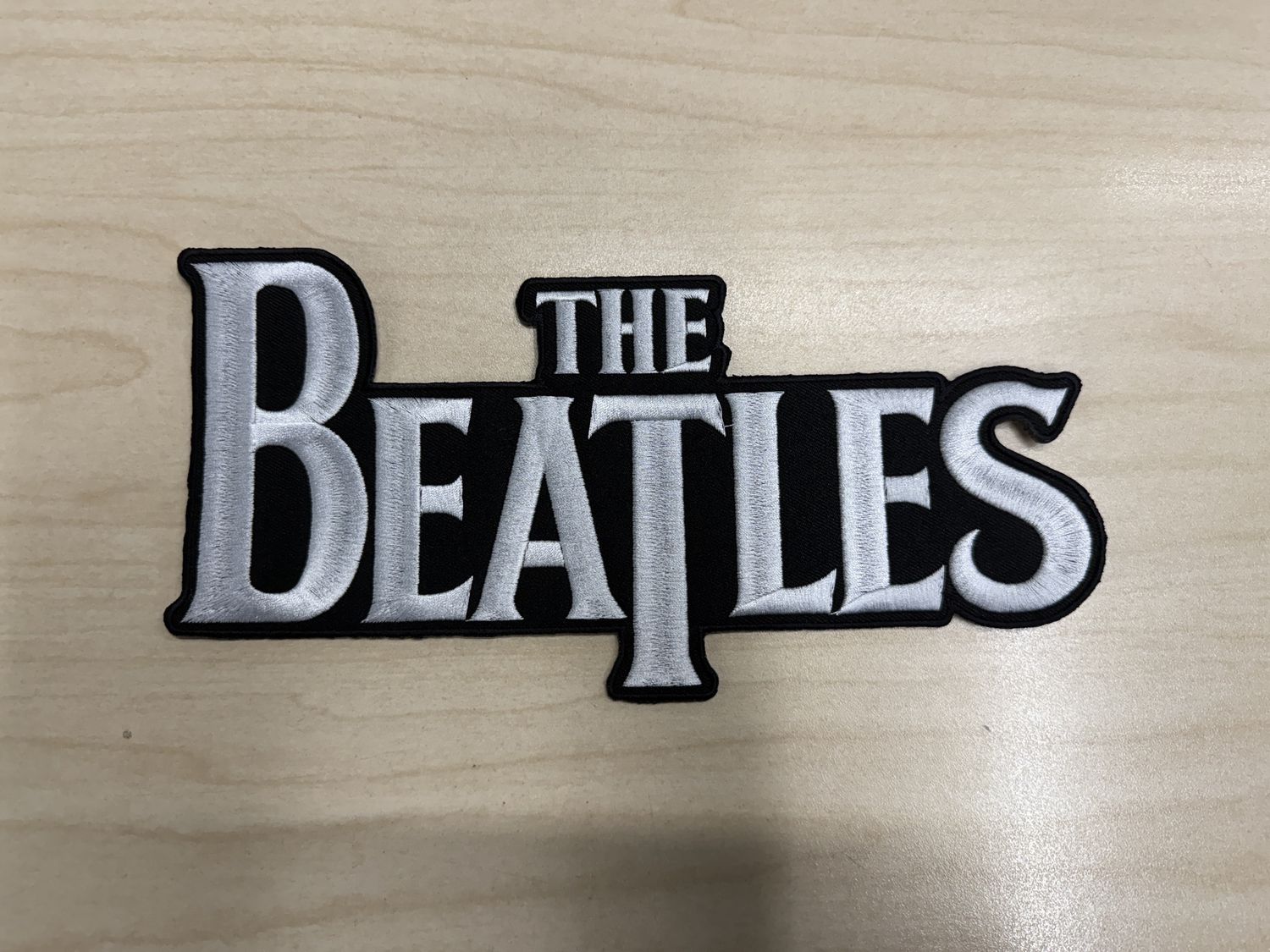 The Beatles Drop T Logo Oversized Iron-On Backptach