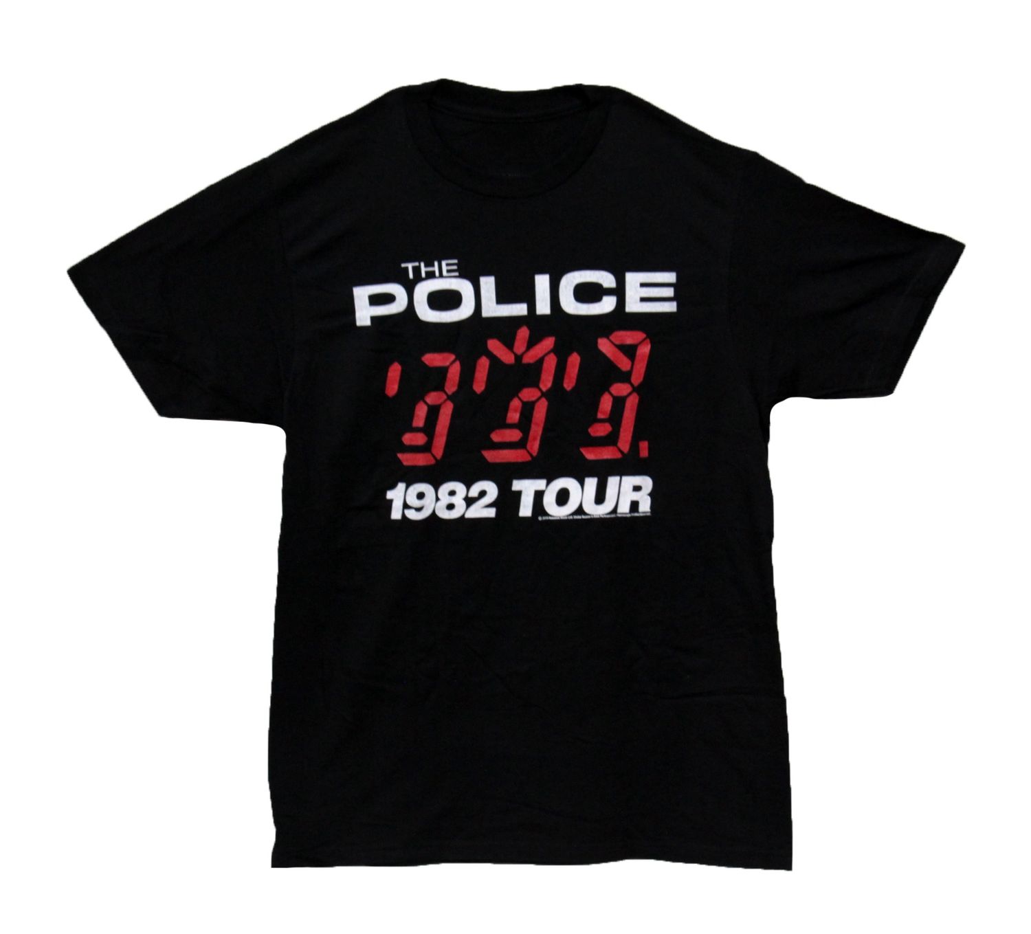 The Police 1982 Tour - Black