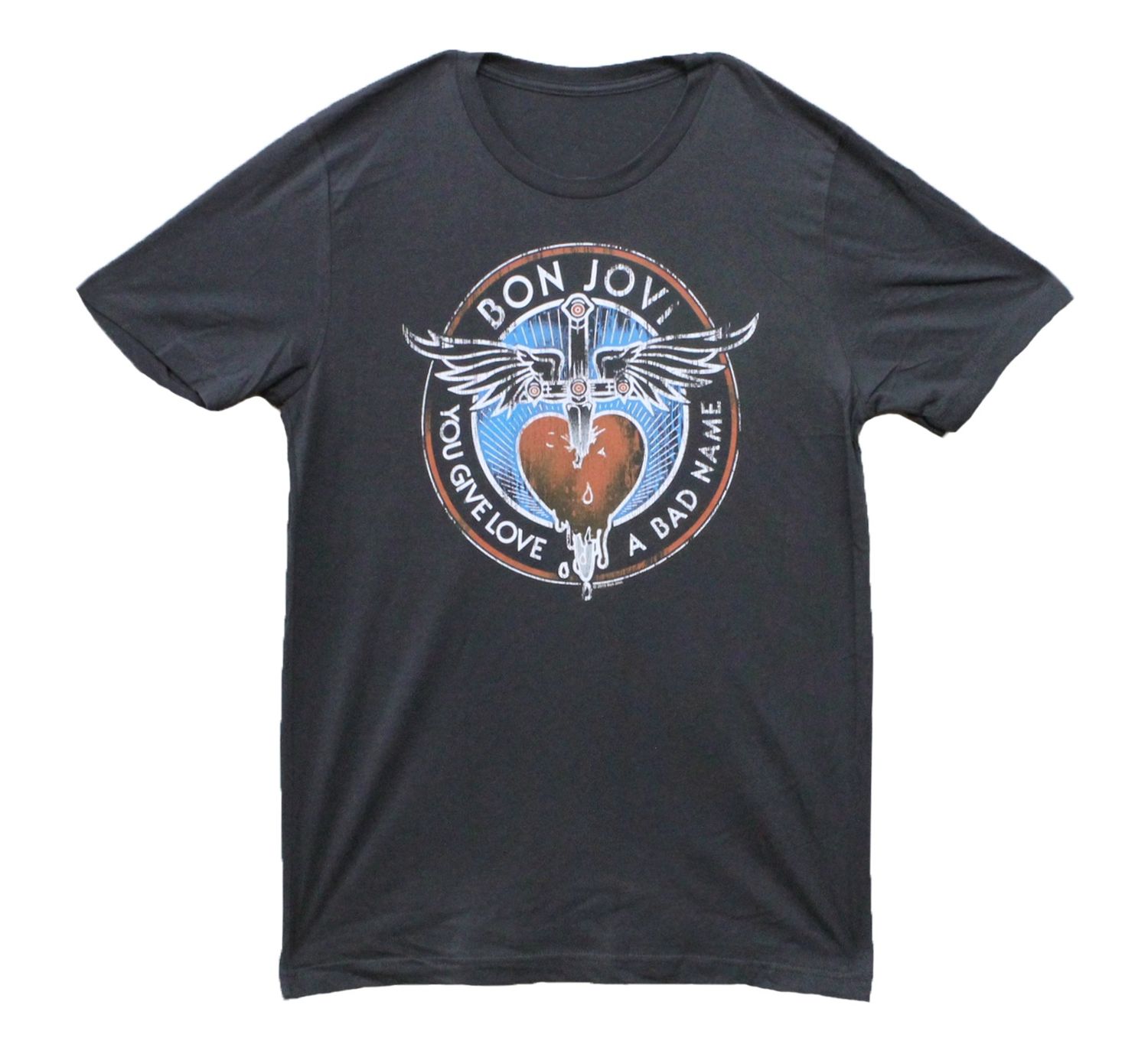 Bon Jovi Bad Name Logo - GREY