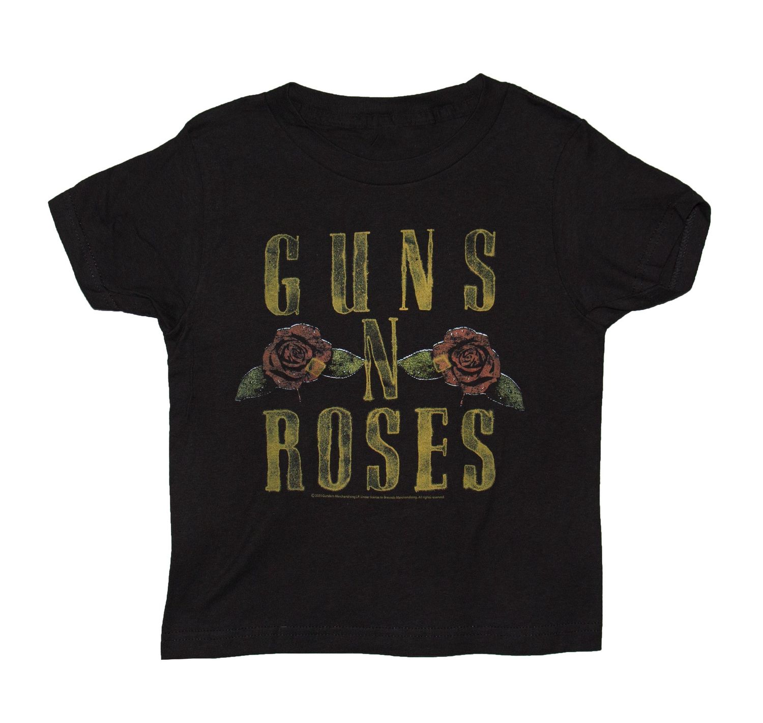 Guns N' Roses Vintage Roses Youth Tee - BLK