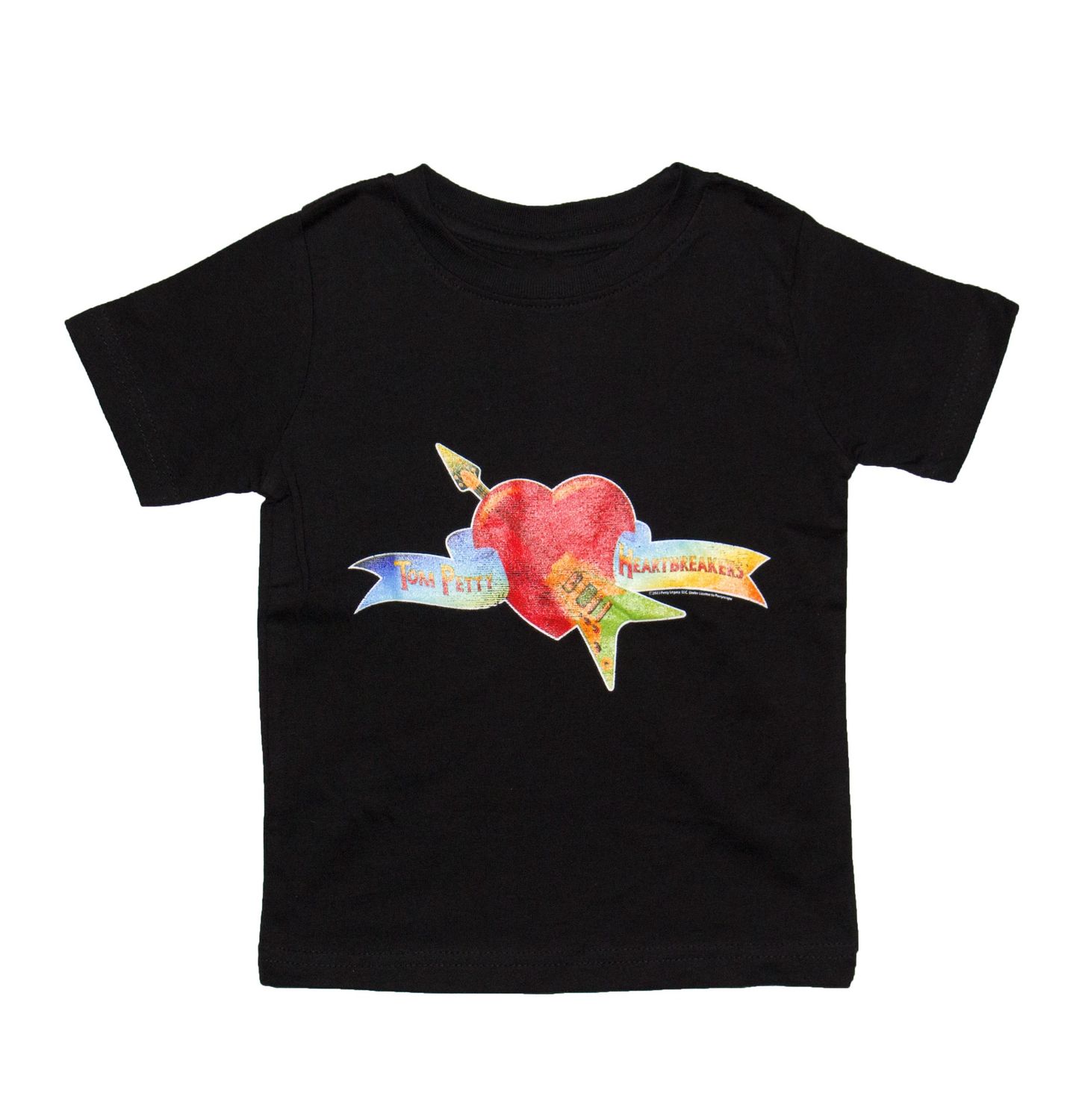 Tom Petty - Heart Banner Toddler Tee - BLK