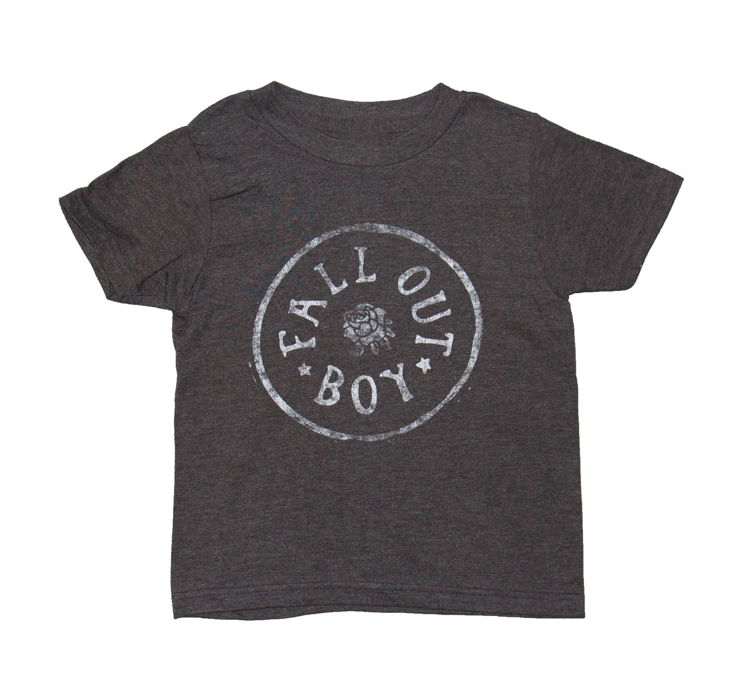Fall Out Boy Rose Cirlce Youth Tee - HEATHER GREY