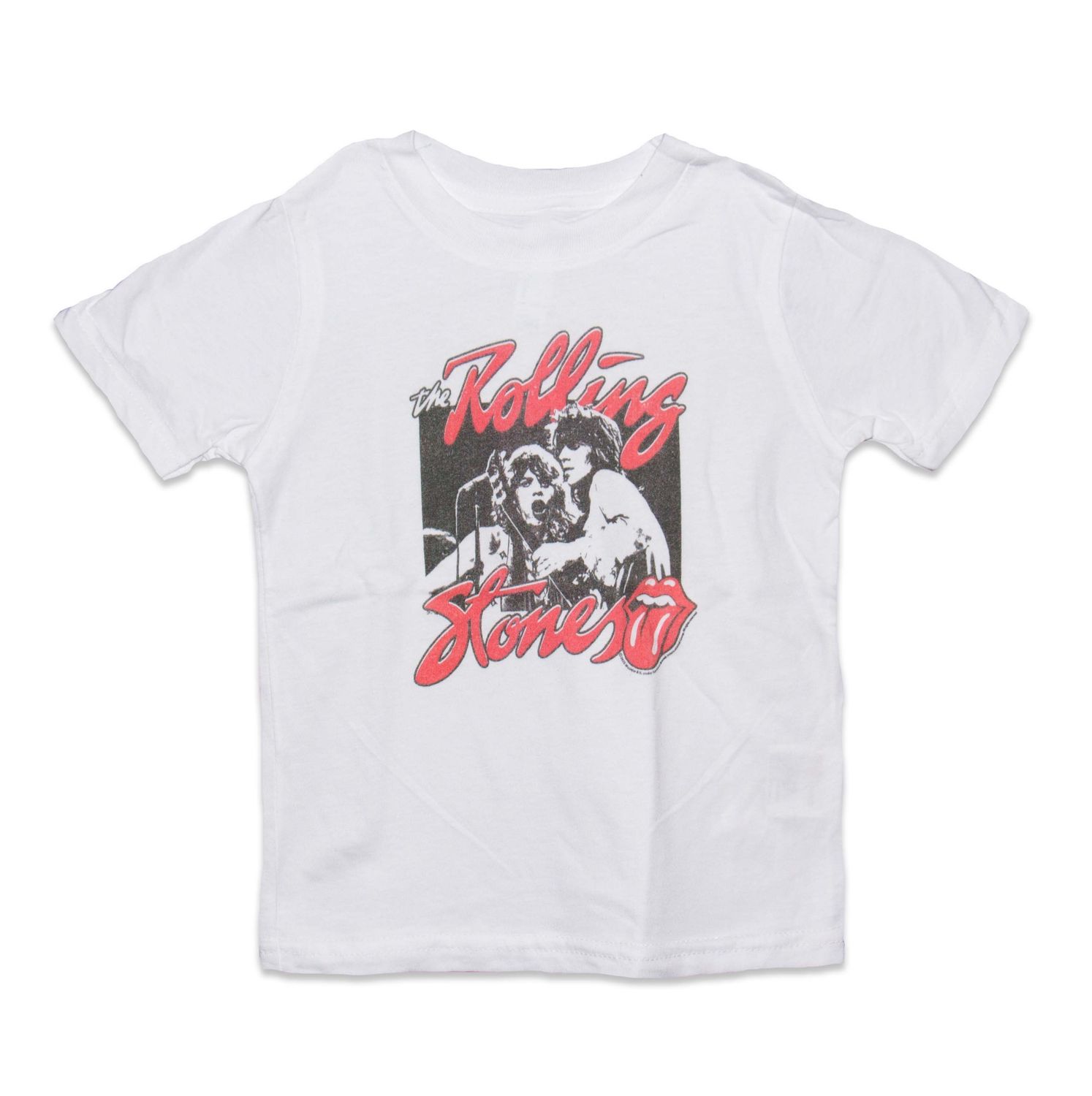Rolling Stones - B&amp;W Photo Toddler Tee - WHITE