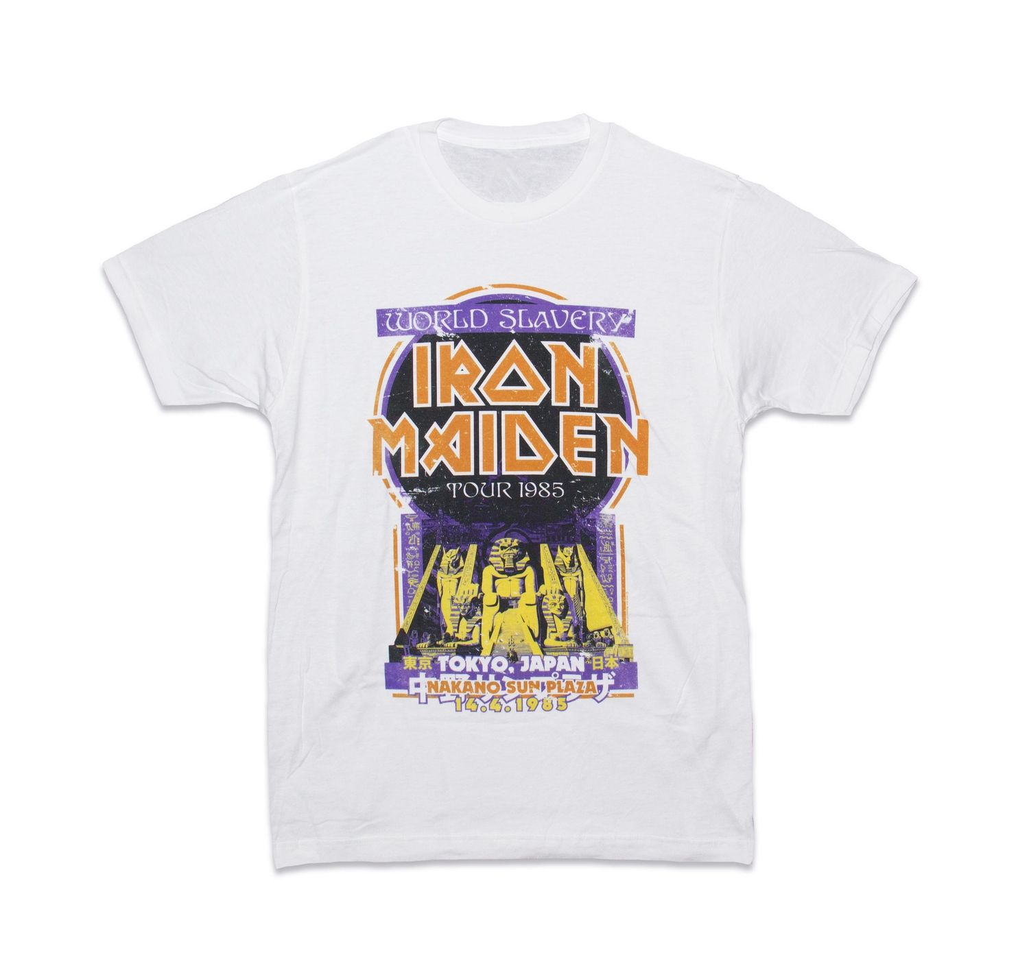 Iron Maiden - Powerslave 1985 Tour Tokyo - WHT