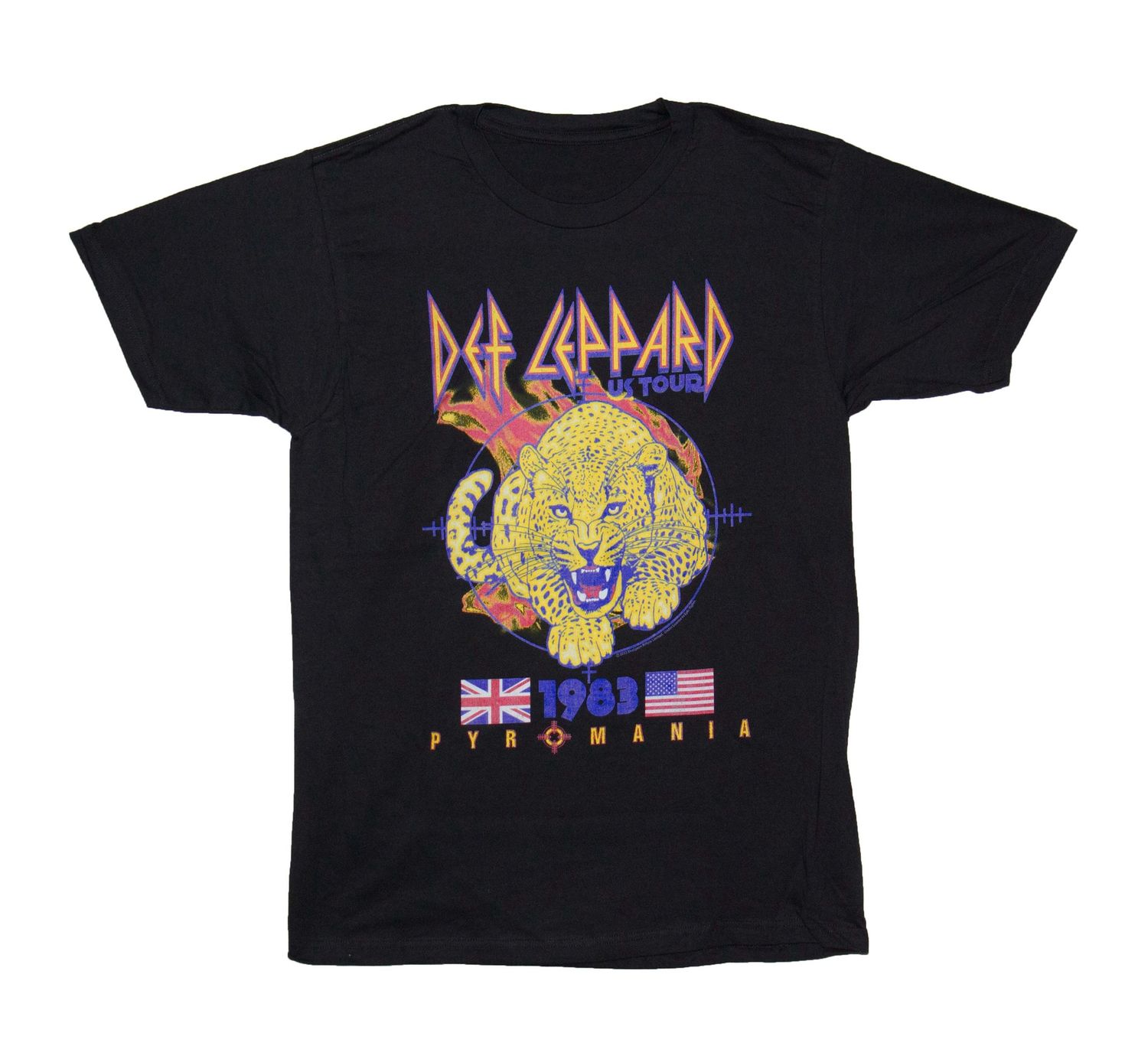 Def Leppard - Pyromania US/UK Tour 1983 - BLK