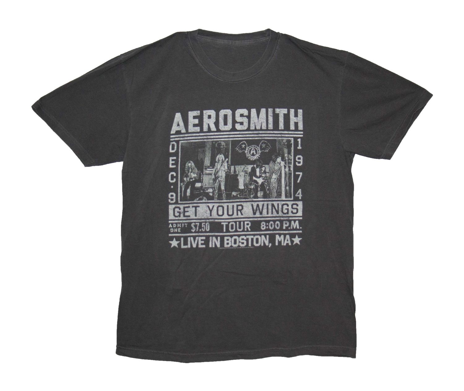 Aerosmith Wings Tour 74 Comfort Color-PEPPER