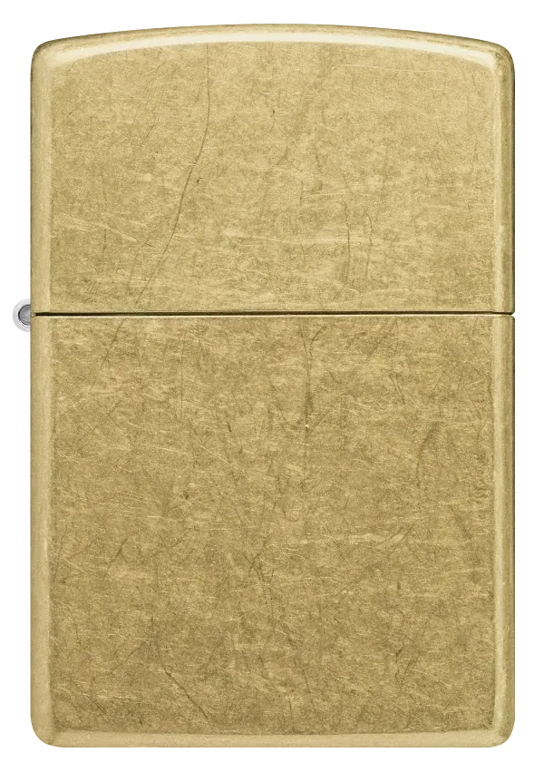 48267 Regular Street Brass Zippo Lighter