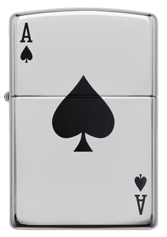 Zippo 24011 Lucky Ace of Spades High Polish