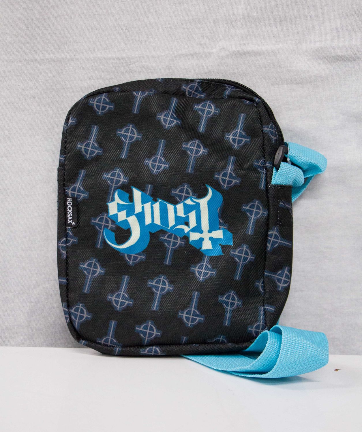 Ghost Blue Crucifix Crossbody Bag