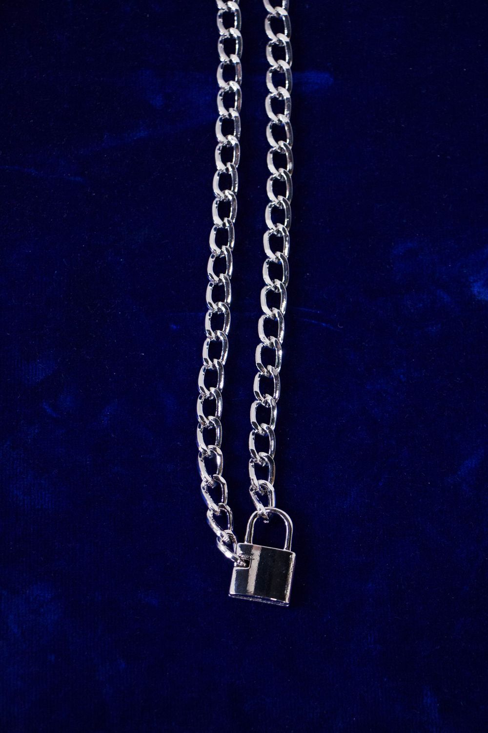 Antique Rhodium W/ Lock &amp; Key Necklace