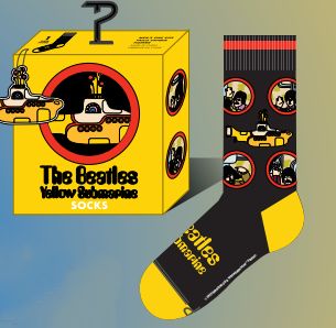Beatles Gift Box Logo Socks
