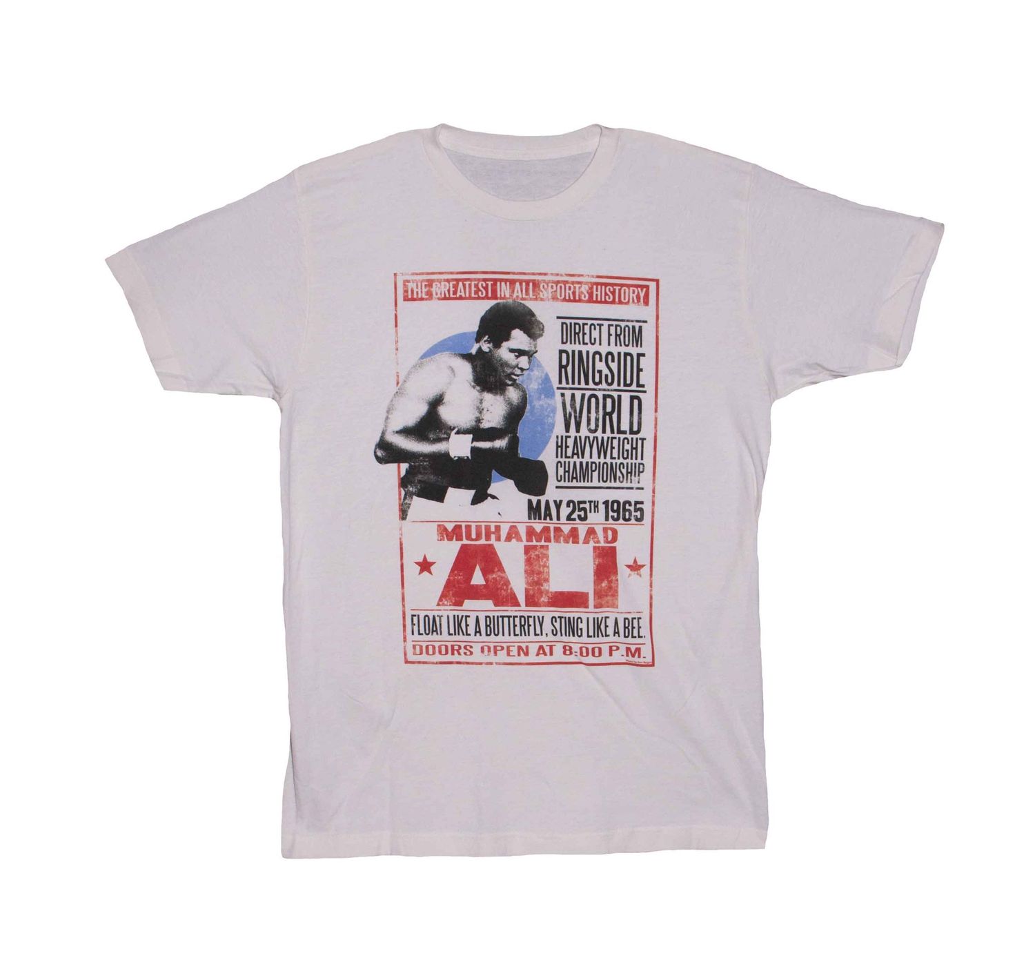 Muhammad Ali 1965 Poster - Natural White