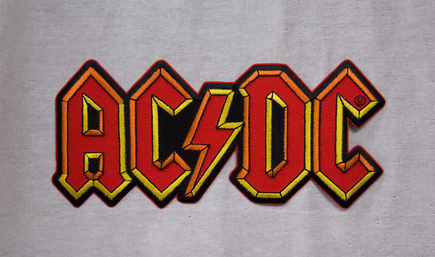 AC/DC Logo Oversize Iron-On Patch