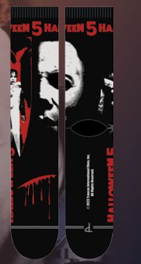 Halloween Terror Poster Socks