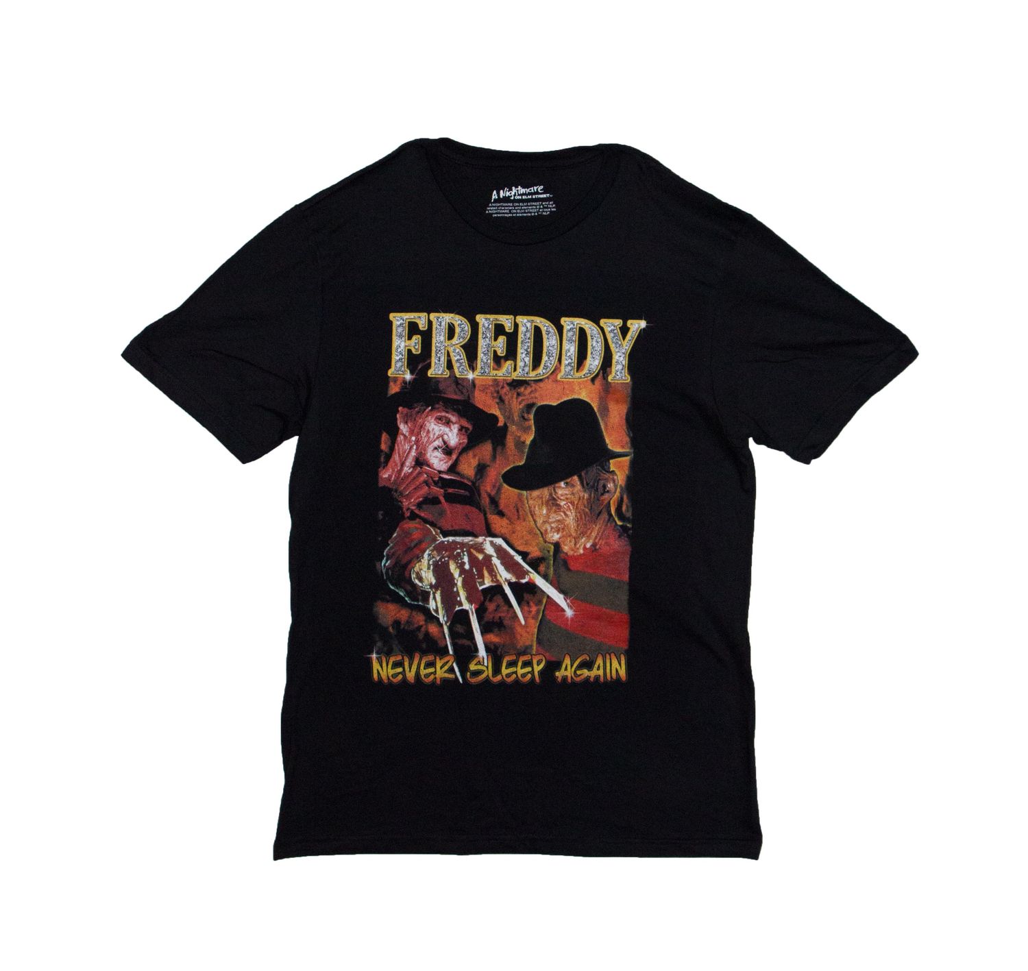 A Nightmare on Elm Street Freddy Never Sleep Again - Black