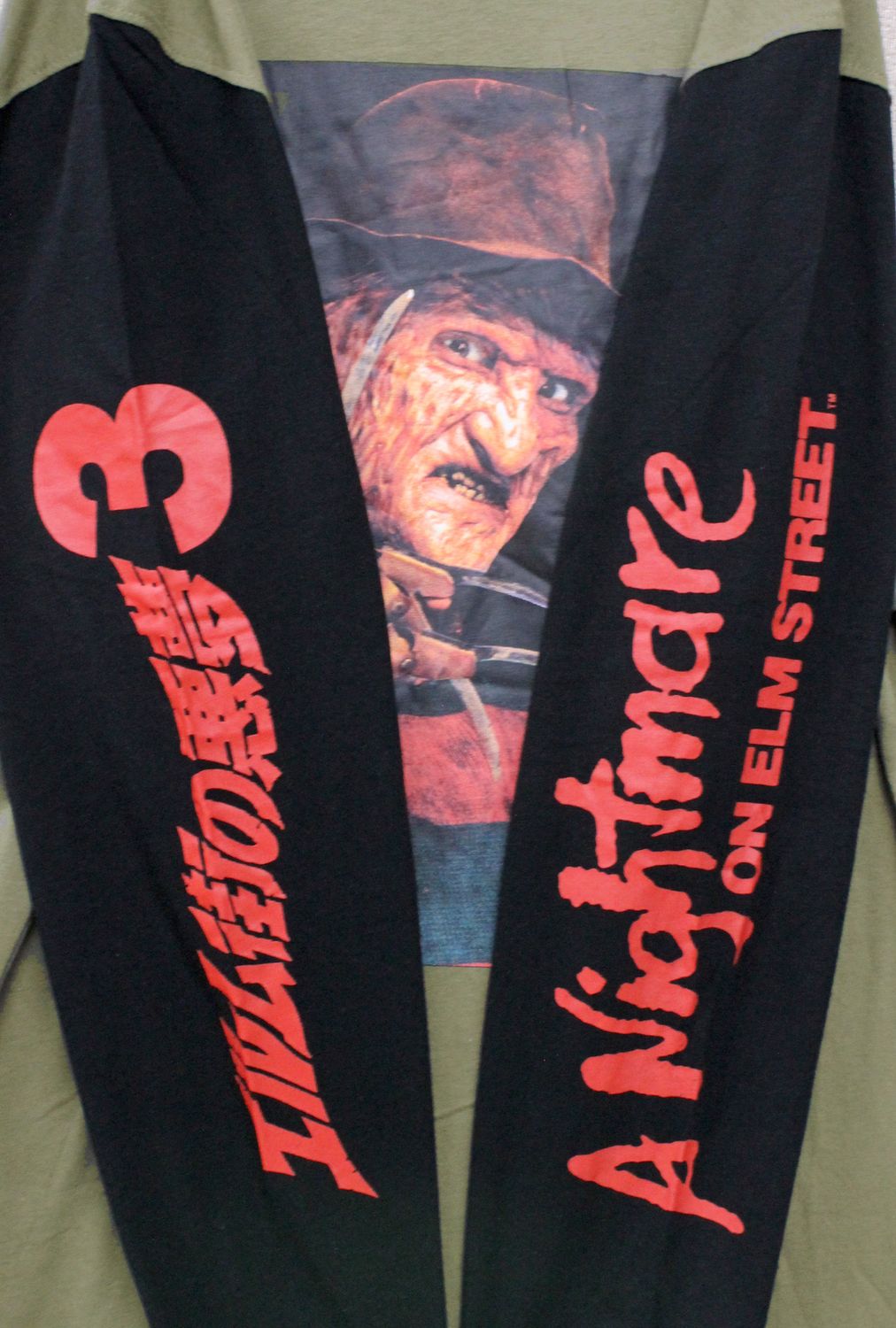 A Nightmare on Elm Street L/S-Olive