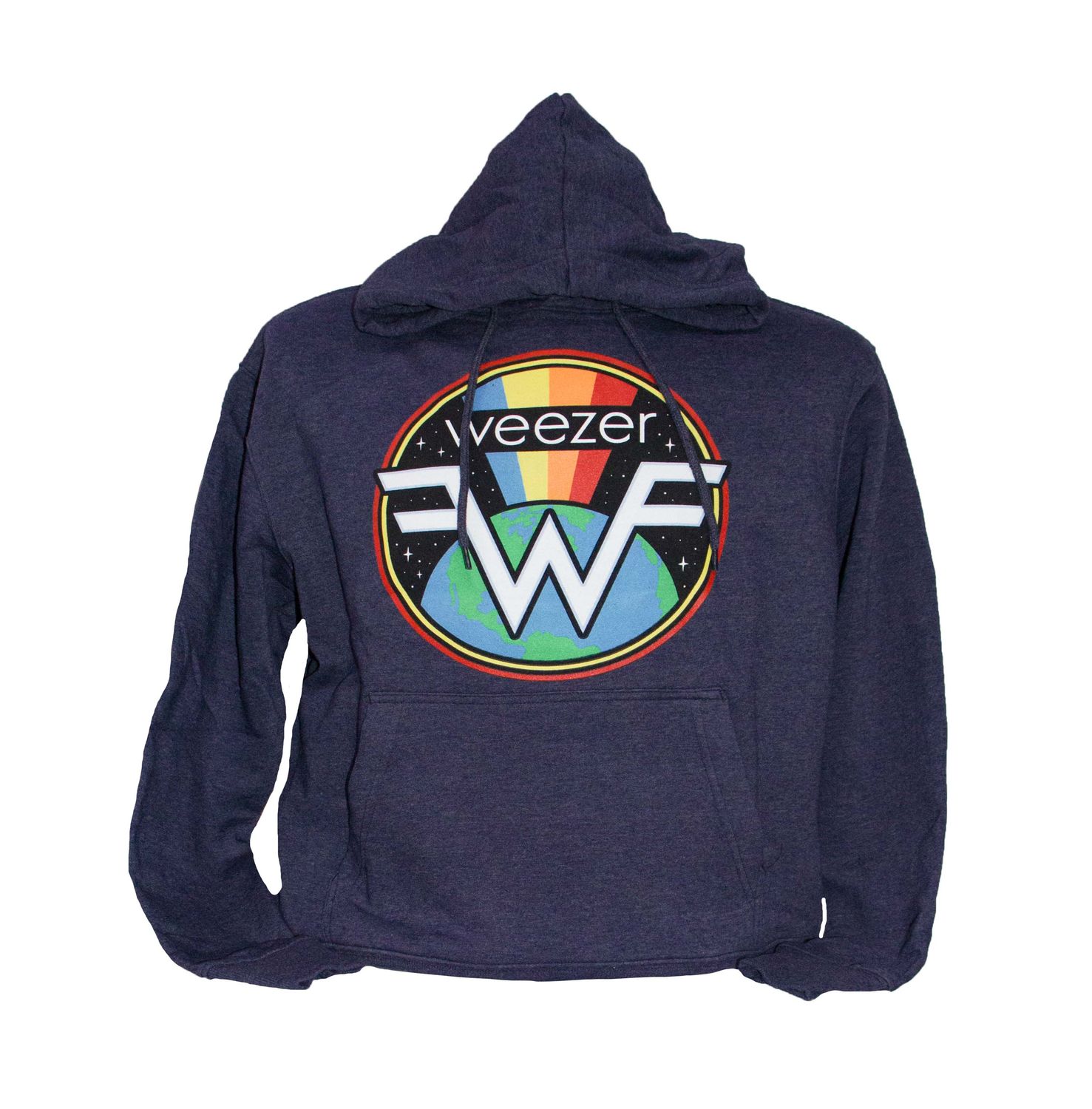 Weezer - Classic Logo Pullover Hoodie - NAVY
