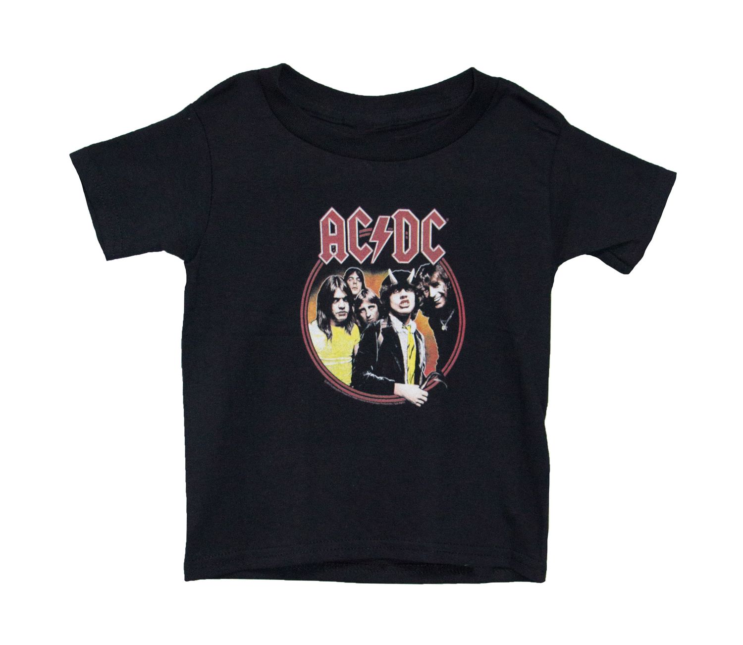 AC/DC Highway to Hell Red Circle Toddler Tee