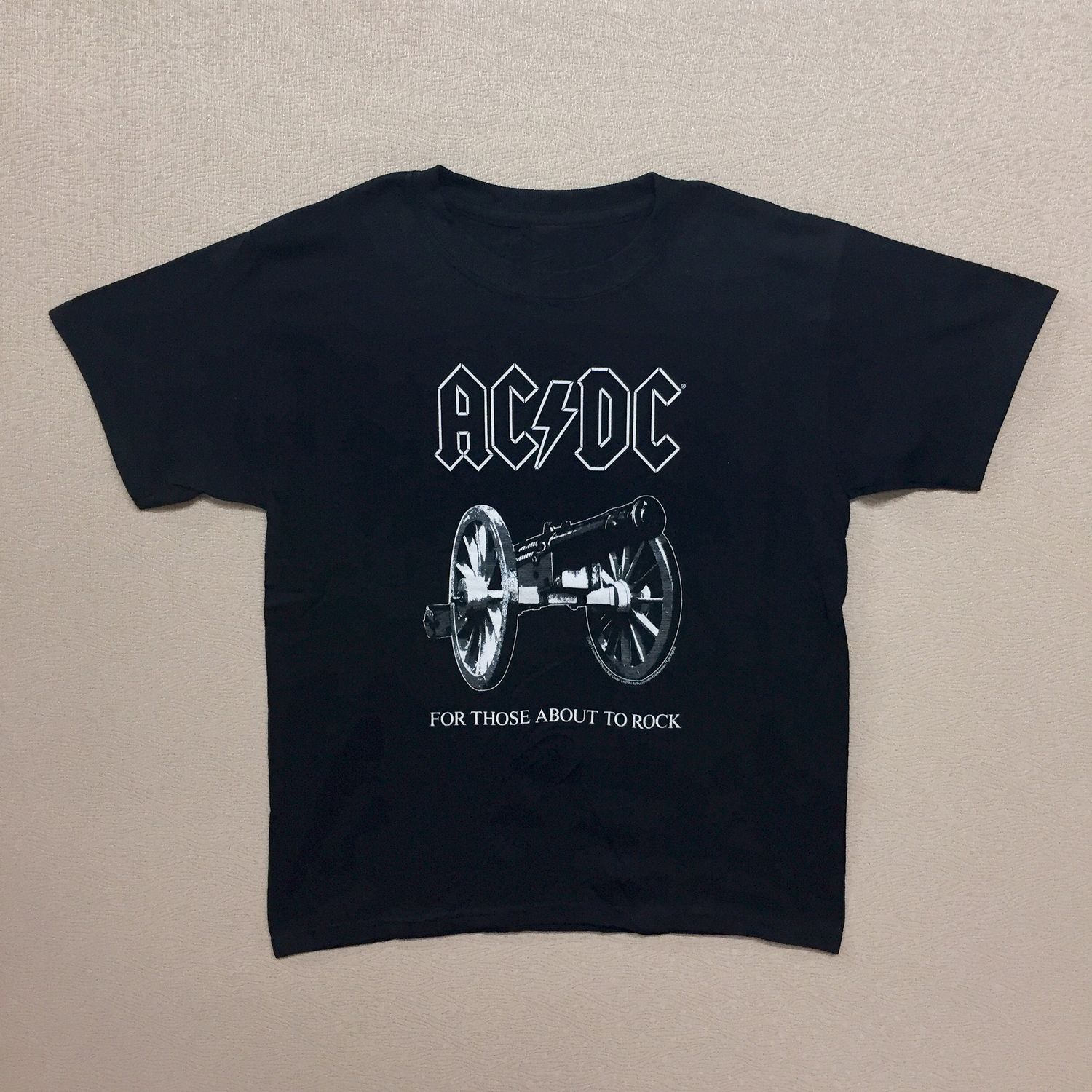 AC/DC For Those About to Rock Toddler Tee-Black