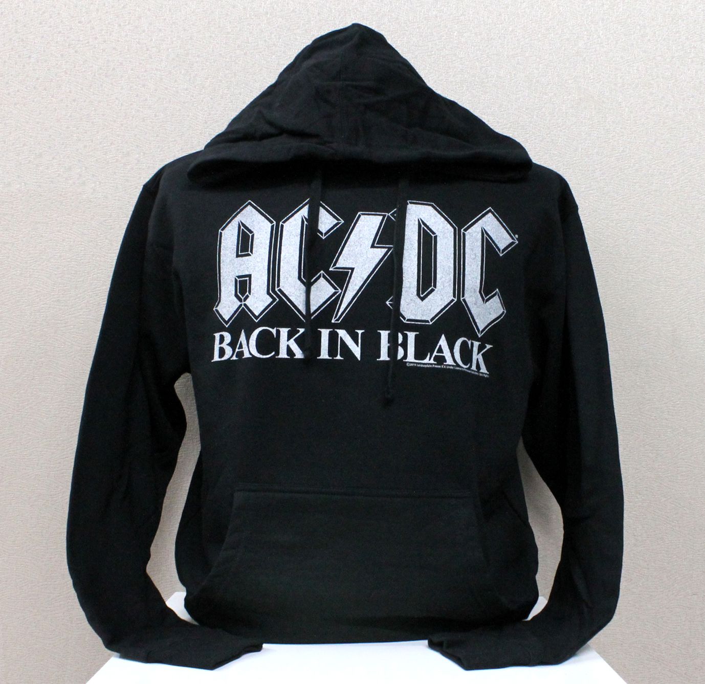 AC/DC Back in Black Pullover Hoodie - Black