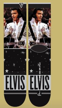 Elvis Jailhouse Rock Crew Socks