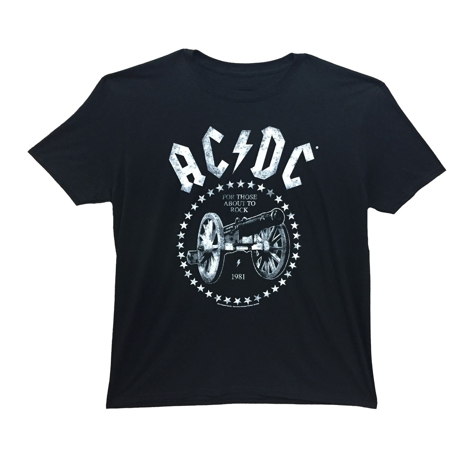 AC/DC For Those About to Rock 1981 Stars Circle