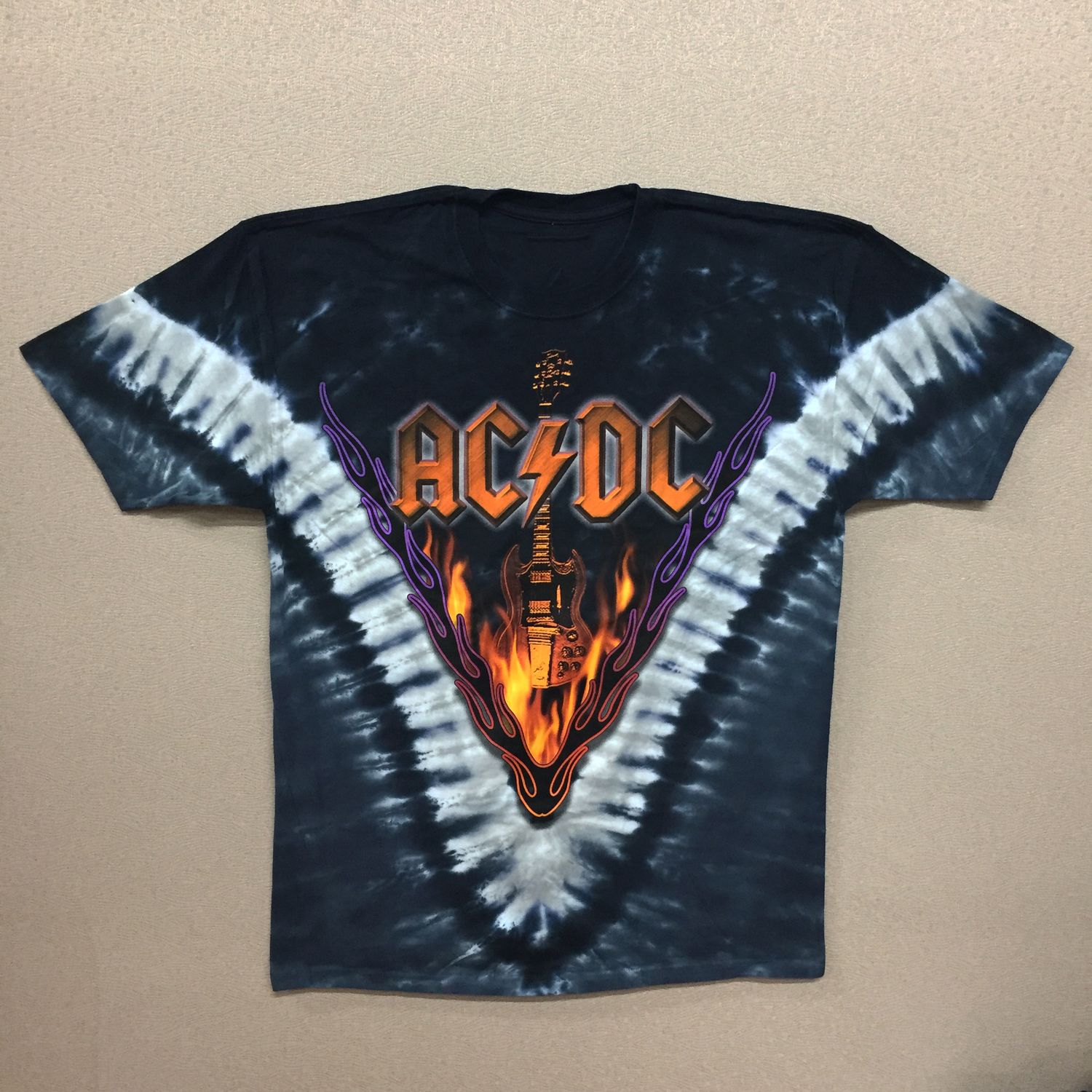 AC/DC Hells Bells - V Tye Dye