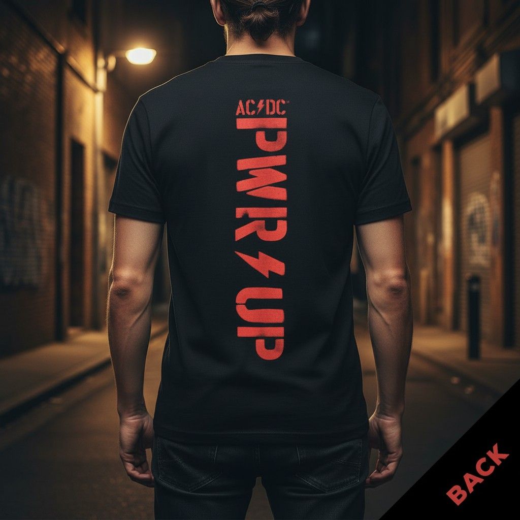 AC/DC - Angus Finger Horns Neon - BLK
