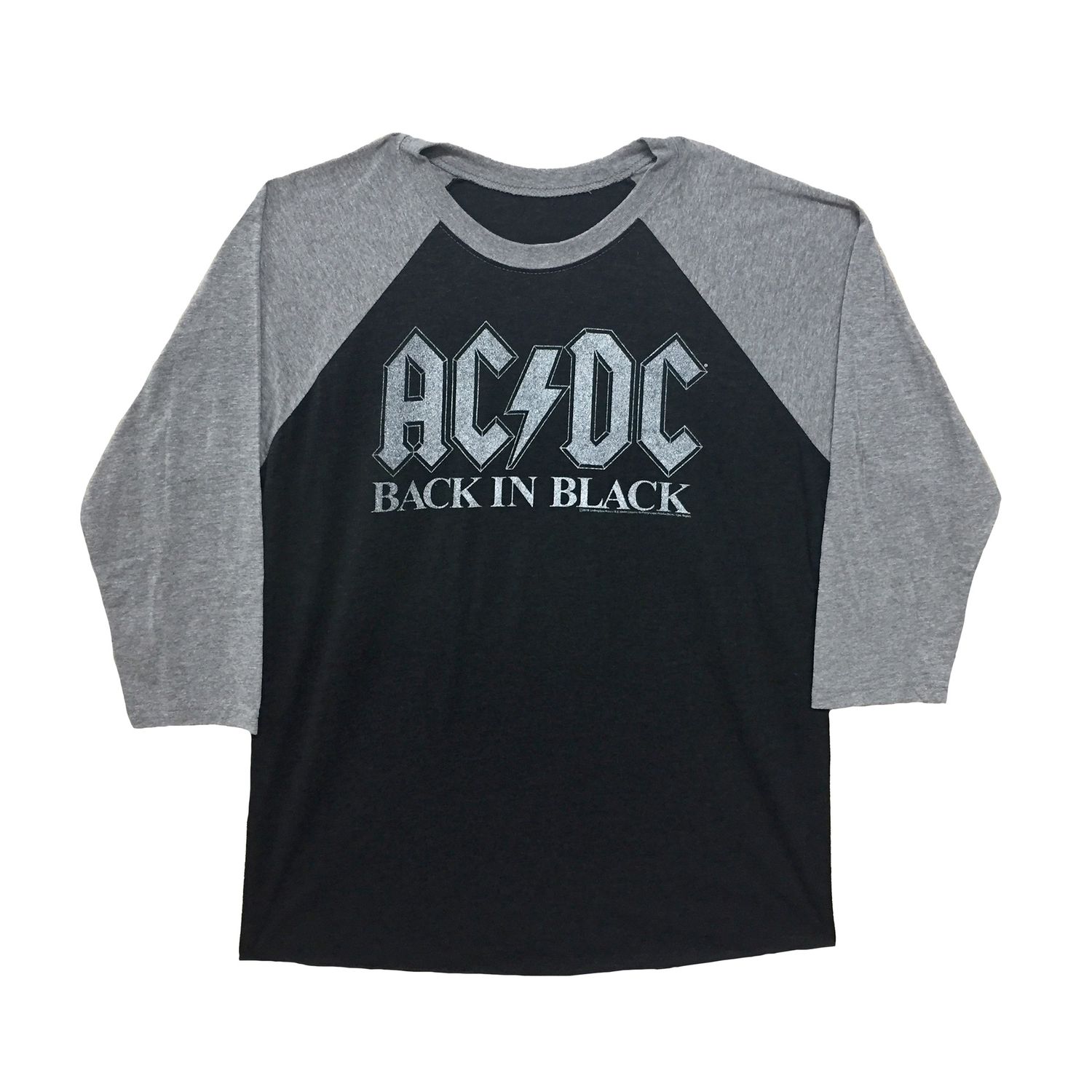 AC/DC Back In Black Dark Raglan