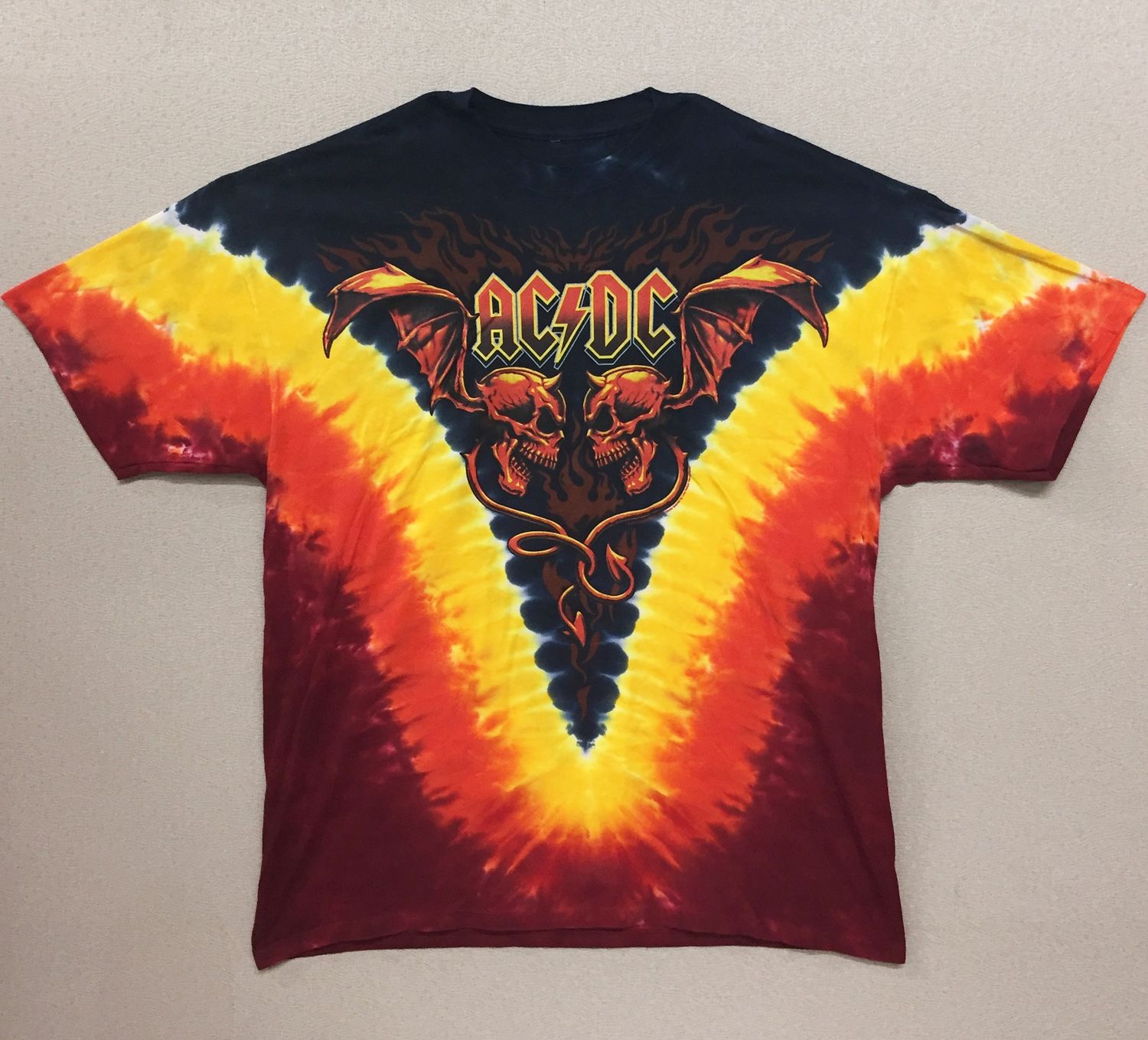 AC/DC Evil Wings - V Tye Dye