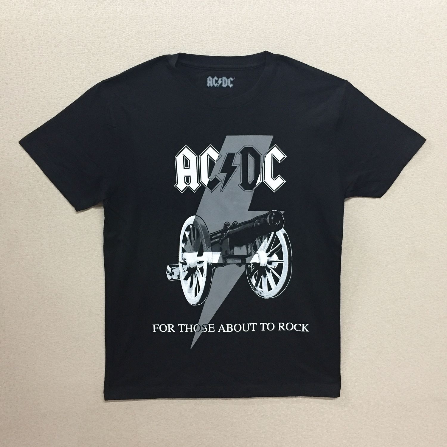 AC/DC For Those About to Rock Lightning Bolt BW