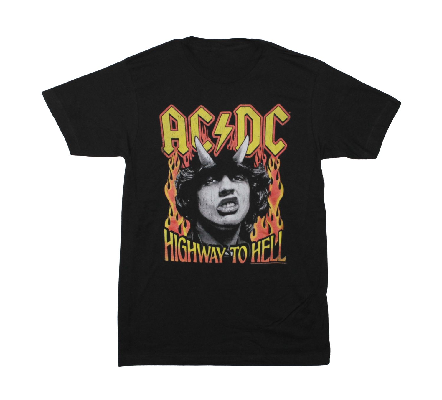 AC/DC Highway to Hell Angus Close-Up - BLK