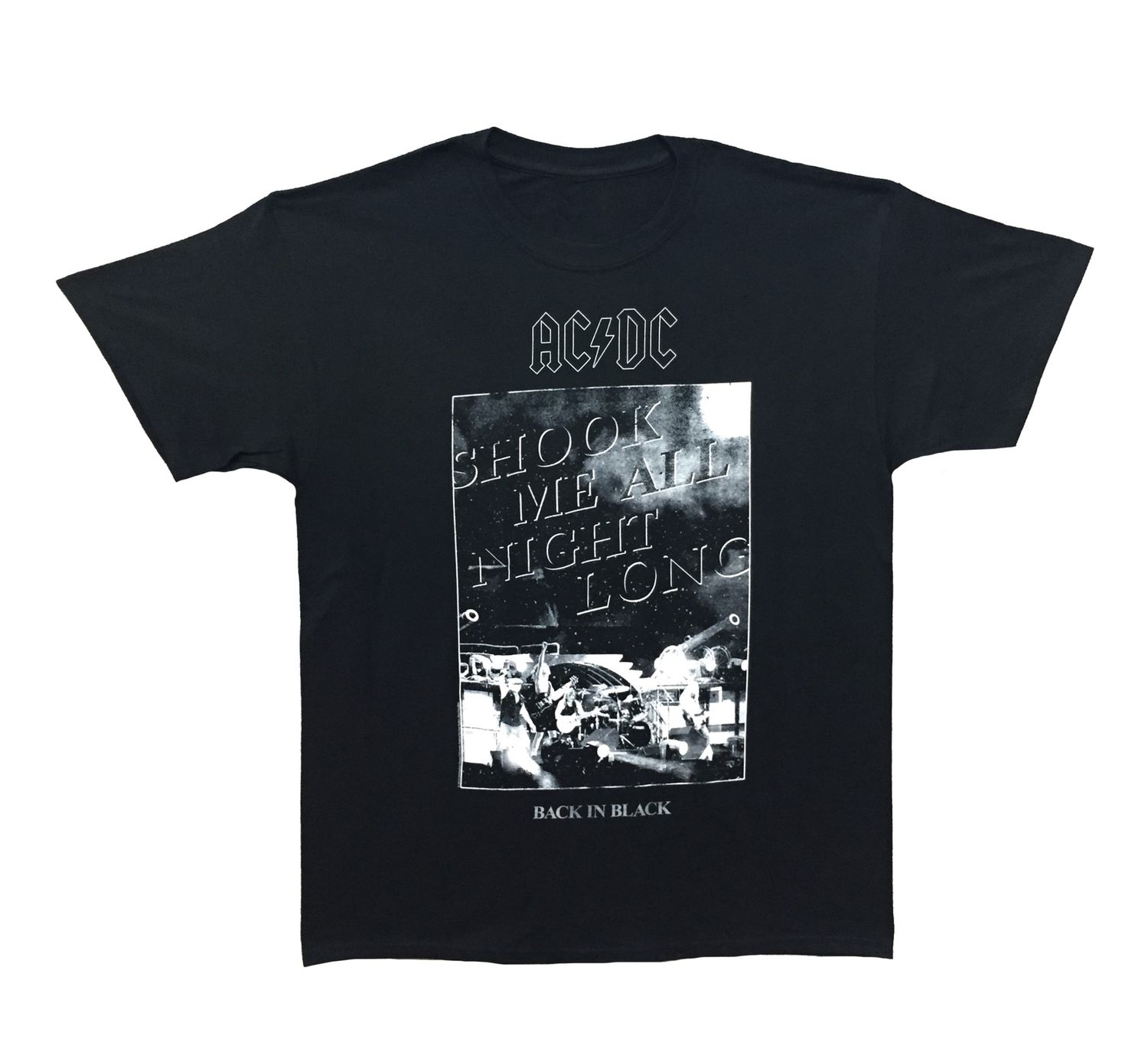 AC/DC B&amp;W Shook Me All Night Long Concert Photo